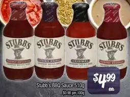 Farmer Jack's Stubb's bbq sauce offer