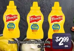 Farmer Jack's French's classic yellow mustard offer