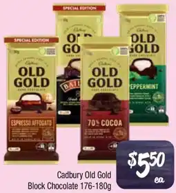 Farmer Jack's Cadbury old gold block chocolate offer