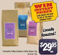 Farmer Jack's Fremantle coffee roasters coffee beans offer