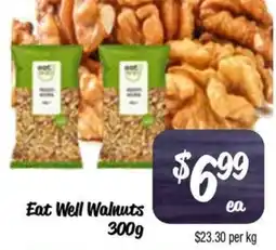 Farmer Jack's Eat well walnuts offer