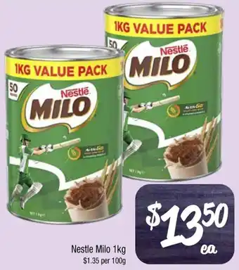 Farmer Jack's Nestle Milo offer