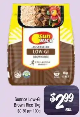 Farmer Jack's Sunrice Low-Gl Brown Rice offer