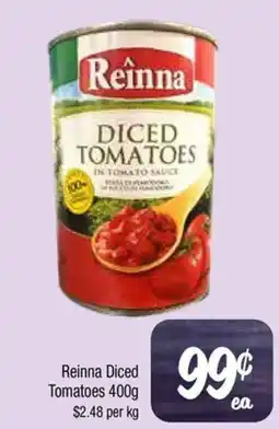 Farmer Jack's Reinna Diced Tomatoes offer
