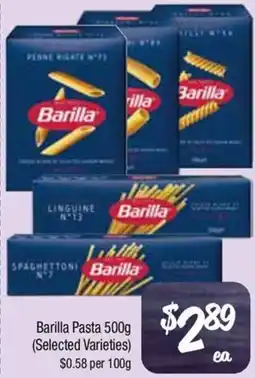 Farmer Jack's Barilla Pasta offer