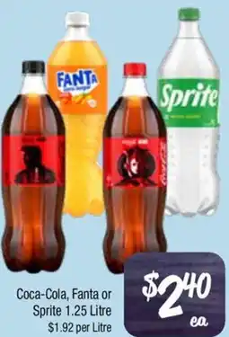 Farmer Jack's Coca-cola, fanta or sprite offer