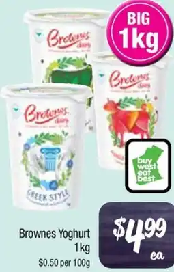 Farmer Jack's Brownes yoghurt offer