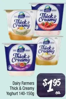 Farmer Jack's Dairy farmers thick & creamy yoghurt offer