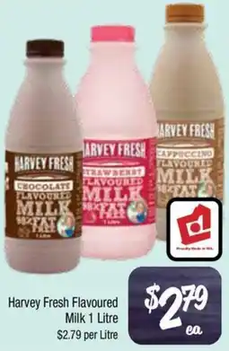 Farmer Jack's Harvey fresh flavoured milk offer