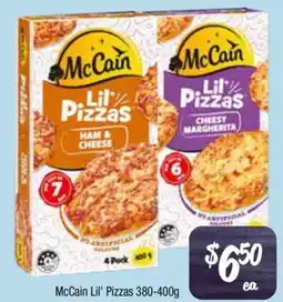 Farmer Jack's Mccain lil' pizzas offer