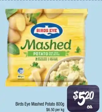Farmer Jack's Birds Eye Mashed Potato offer