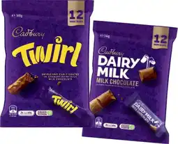 IGA Cadbury Share Pack 120‑180g Selected Varieties offer