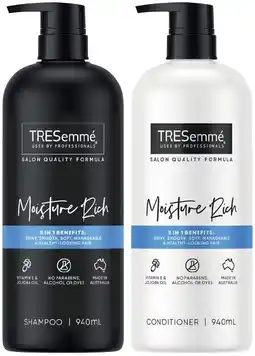 IGA TRESemmé Shampoo or Conditioner 940mL Selected Varieties offer