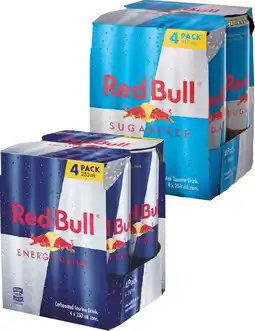 IGA Red Bull Energy Drink 4x250mL Selected Varieties offer