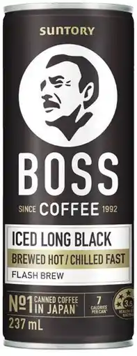 IGA Suntory Boss Coffee 237mL Selected Varieties offer