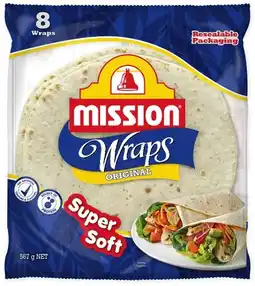 IGA Mission Wraps 6-8 Pack Selected Varieties offer