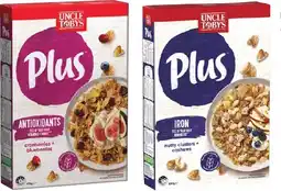 IGA Uncle Tobys Plus Cereal 620‑705g or Nesquik Cereal 600g Selected Varieties offer
