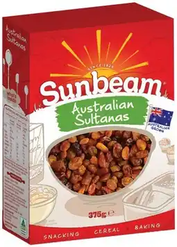 IGA Sunbeam Sultanas 375g offer
