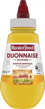 IGA MasterFoods Squeezy Mustard 250‑275g Selected Varieties offer