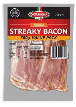 IGA D’Orsogna Premium Streaky Bacon 500g offer