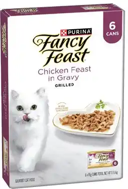 IGA Purina Fancy Feast Wet Cat Food 6x85g Selected Varieties offer