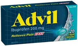 IGA Advil Ibuprofen 200mg Liquid Capsules 20 Pack offer