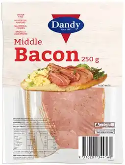 IGA Dandy Middle Bacon 250g offer