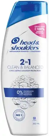 IGA Head & Shoulder 2in1 Shampoo + Conditioner 350mL Selected Varieties offer