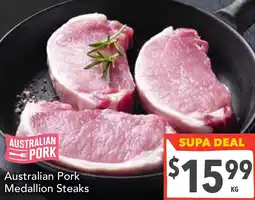 Supa Valu Australian Pork Medallion Steaks offer