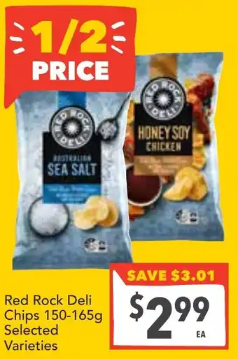 Supa Valu Red Rock Deli Chips offer