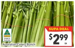 Supa Valu Australian Celery Bunch offer