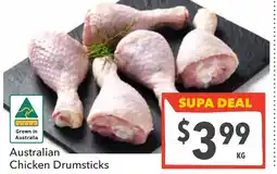 Supa Valu Australian chicken drumsticks offer