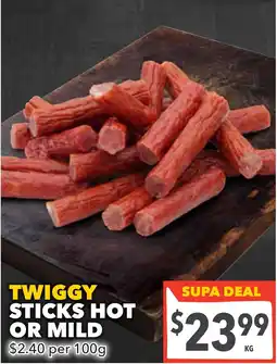 Supa Valu Twiggy sticks hot or mild offer