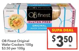 Supa Valu Ob finest original wafer crackers offer