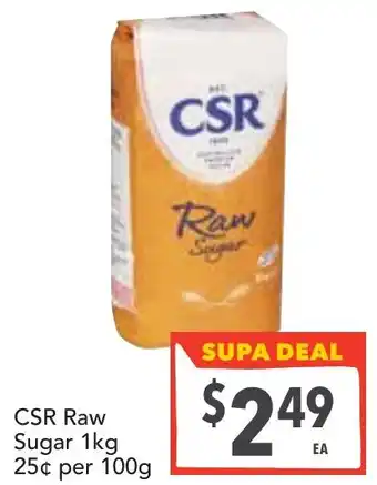 Supa Valu CSR Raw Sugar offer