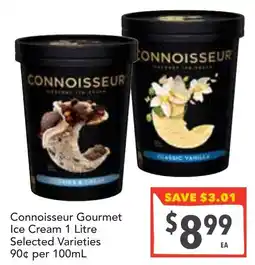 Supa Valu Connoisseur Gourmet Ice Cream Selected Varieties offer