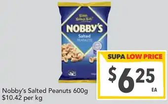 Supa Valu Nobby's Salted Peanuts offer