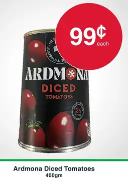 Australian Butchers Ardmona Diced Tomatoes offer