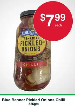Australian Butchers Blue Banner Pickled Onions Chilli offer