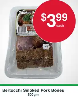 Australian Butchers Bertocchi Smoked Pork Bones offer