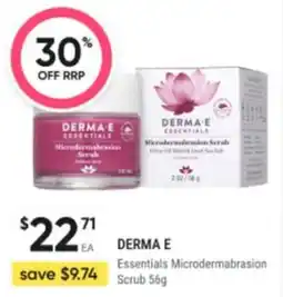 Healthy Life Derma e Essentials Microdermabrasion Scrub offer