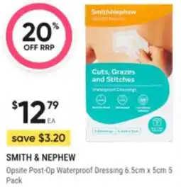 Healthy Life Smith & nephew Opsite Post-Op Waterproof Dressing offer