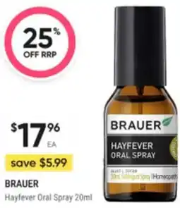 Healthy Life Brauer Hayfever Oral Spray offer