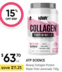 Healthy Life Atp science Noway Collagen Protein Water Pink Lemonade offer