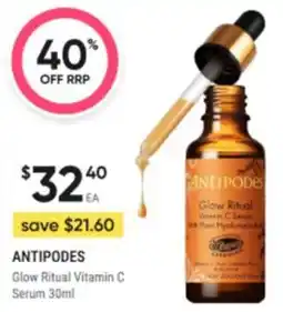 Healthy Life Antipodes Glow Ritual Vitamin C Serum offer