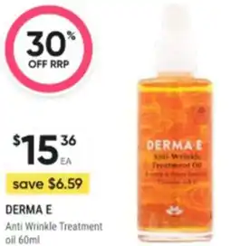 Healthy Life DERMA E Anti Wrinkle Treatment oil offer