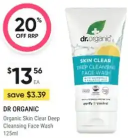 Healthy Life Dr organic skin clear deep cleansing face wash offer