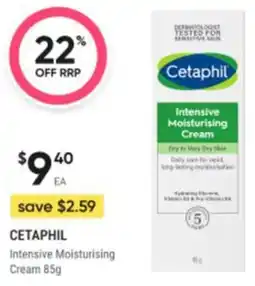 Healthy Life Cetaphil Intensive Moisturising Cream offer