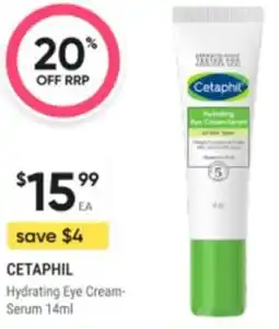 Healthy Life Cetaphil Hydrating Eye Cream Serum offer