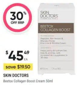 Healthy Life SKIN DOCTORS Beetox Collagen Boost Cream offer